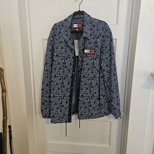Tommy Hilfiger Keith Haring Dancing Man Blue Graphic Jacket